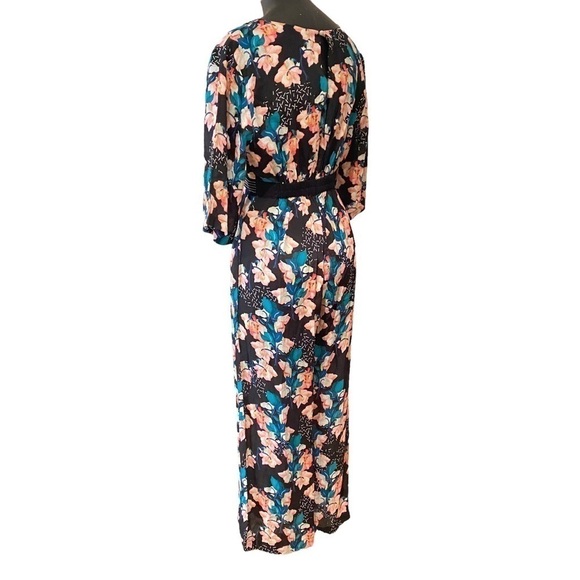 NEW Anthropologie x Blank London Floral Print Jumpsuit Size Small Petite - Picture 6 of 9